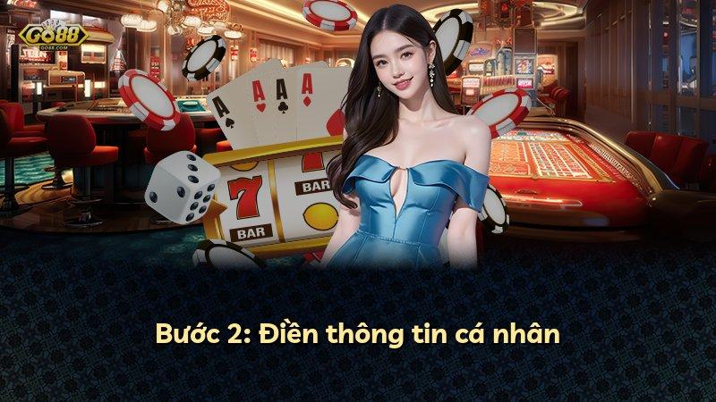 Bước 2: Điền thông tin cá nhân