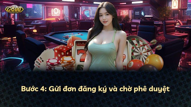 Bước 4: Gửi đơn đăng ký và chờ phê duyệt
