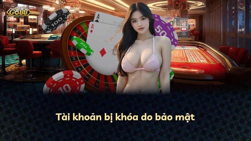 Tài khoản bị khóa do bảo mật